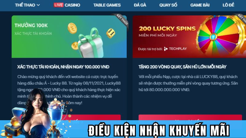 Những điều kiện để nhận khuyến mãi thành công