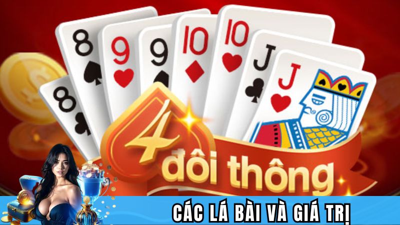 Các lá bài và giá trị của chúng trong tiến lên Lucky88