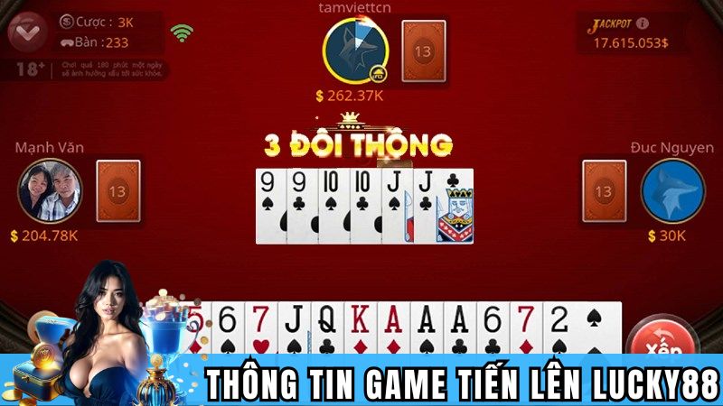 Thông tin về game tiến lên Lucky88